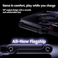 Cable de Carga Rápida de 240W 5A con Trenzado de Nailon, Soporte para Teléfono, Rotación de 360° y Ángulo de 90°, Multiángulo, Tipo-C, para Computadora, iPhone, Juegos
