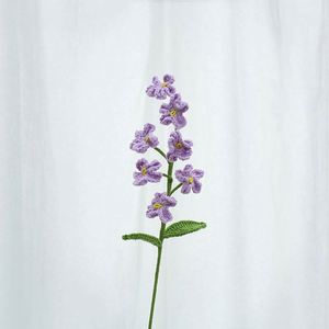 Decoración para el Hogar, Flores Artificiales de Myosotis Tejidas a Mano, Crochet Acrílico, Regalo para el Día de la Madre, Navidad, Económico, Venta al Por Mayor - Product Image 4