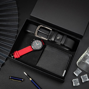 Nouveauté exquise en cuir Pu mode hommes ensemble <span class=keywords><strong>cadeau</strong></span> de luxe montres ceintures ensemble portefeuille <span class=keywords><strong>pour</strong></span> produits promotionnels idées cadeaux <span class=keywords><strong>fête</strong></span> <span class=keywords><strong>des</strong></span> <span class=keywords><strong>pères</strong></span> - Product Image 6