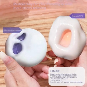Sticky rice mochi squishy, a stress-relief gadget-chatter ball, handmade DIY squishy with slow <b>rebound</b>, wholesale for - Product Image 3