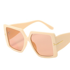 T Shape Oversized Sunglasses Women PC <b>Frame</b> UV380 Protection Fashion Street Style Party Travel Outfit Ideas - Product Image 5