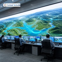 Canbest P1.2 P1.5 P18 P1.875 Cob interior Led pantalla de visualización 16:9 600X337,5 sala de control Led Panel de pared de video