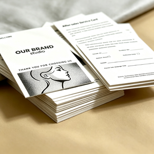 Tarjeta <span class=keywords><strong>de</strong></span> Felicitación <span class=keywords><strong>de</strong></span> Cartón con Logotipo Personalizado, Impresión Offset, para Regalos, Cosméticos, Ropa, Empaquetado, Agradecimiento - Product Image 3