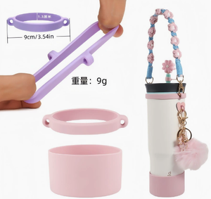 สายคล้องแก้วน้ำซิลิโคนแบบพกพาจากโรงงานโดยตรง สำหรับกีฬากลางแจ้ง - Product Image 4