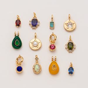 Stainless Steel DIY Basic Loose <b>Chain</b> 12 Birthstone Pendant Necklace Trendy 18K Gold Color Protection Stock Furnace Vacuum - Product Image 2