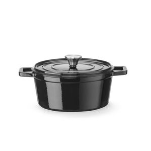 HENDI Casseruola in Ghisa Vetrificata Nera 3.7L 317x240x(H)105mm Attrezzatura da Forno - Product Image 1