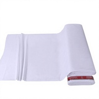 Tissu Toyobo 100% polyester filé, écologique, tissé uni, pour thobe homme saoudien, tissu polyester