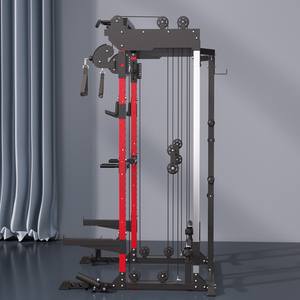 Rack de Sentadillas Multifuncional con Cable Cruzado, Equipo de Entrenamiento de Fuerza para Gimnasio en Casa - Product Image 2