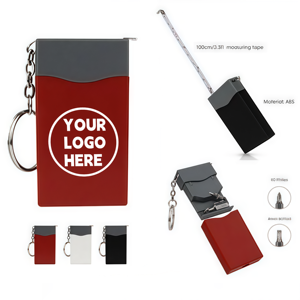 Kit de tournevis de poche ultra-compact avec porte-clés et mètre ruban, multi-outil 3 embouts, à changement rapide magnétique, outil à douille plate, gadget - Product Image 2