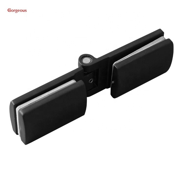Hinge with OEM High Quality Wholesale Hot Sale Hydraulic Glass Cabinet Door Heavy Duty Glass to Glass Modern Adjustable Pair