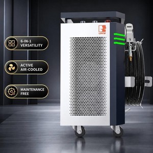เครื่องเชื่อมเลเซอร์ไฟเบอร์แบบพกพา 1500W ระบายความร้อนด้วยอากาศ 6 in 1 แบบมือถือ สำหรับเชื่อมโลหะ - Product Image 2