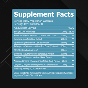 Toptan Fabrika Üretimi Erkek Enerji Güç Max Kapsülleri, Asthagandha Kök Ekstresi ile Enerji ve Canlılık Artırıcı Besin Takviyesi - Product Image 2