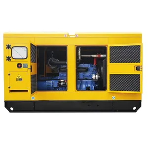 Water cooled diesel generator 100kw150kva silent type open diesel generator set