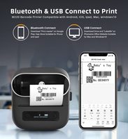 Imprimante d'étiquettes Phomemo M220 Mini imprimante d'étiquettes de codes à barres sans fil Portable Machine d'étiquettes autocollantes pour adresse