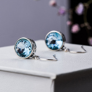 Orecchini Pendenti Rotondi Minimalisti per Donne, Gioielli Eleganti e Raffinati alla Moda - Product Image 3