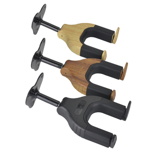 حامل غيتار طويل مثبت على الحائط وموسيقى عصامية وقفل أوتوماتيكي وحامل غيتار ثابت يناسب جميع المقاسات ، صوتية ، كهربائية - Product Image 2