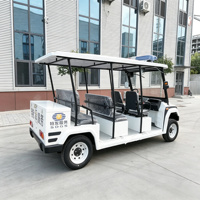 Voiture de patrouille de sécurité électrique 4 places, batterie au lithium, autonomie de 80 km, pour la sécurité des zones industrielles