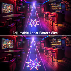 Éclairage de scène miniature professionnel 2W RGB pleine couleur, laser d'animation LED pour DJ, boîte de nuit, bar, <span class=keywords><strong>discothèque</strong></span> - Product Image 4