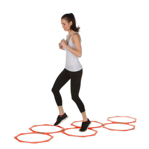 Escalera <span class=keywords><strong>de</strong></span> Agilidad Octagonal para Entrenamiento <span class=keywords><strong>de</strong></span> Velocidad y Agilidad, Obstáculos <span class=keywords><strong>de</strong></span> Velocidad, Equipo <span class=keywords><strong>de</strong></span> Fitness para Entrenamiento Deportivo - Product Image 6