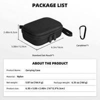 Étui rigide pour appareil photo en EVA personnalisé ODM OEM, 6 pouces, fermeture éclair, étanche, antichoc, pour le voyage et le camping