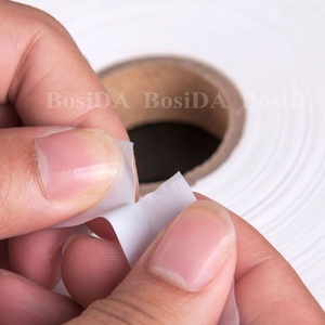Cinta Adhesiva Impermeable de Poliéster, Multigrano, Negra y Blanca, Flexible, Fácil de Rasgar, Ecológica, Lavable, <span class=keywords><strong>para</strong></span> Etiquetas de Cuidado - Product Image 2