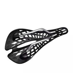 Sillín de <span class=keywords><strong>Bicicleta</strong></span> de Montaña RIDERACE, Súper Ligero, de Plástico, Diseño Ergonómico de Araña, Hueco, Transpirable, <span class=keywords><strong>Asiento</strong></span> de PVC, Pieza para <span class=keywords><strong>Bicicleta</strong></span> de Montaña - Product Image 4
