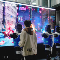 Máquina de Juego Interactiva de Boxeo AR con Sensor de Movimiento, Simulador Deportivo para Centros de Entretenimiento Familiar, Arcades y Parques Infantiles Interiores