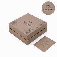 Boîtes d'emballage en carton rigide rose mat faites à la main pour chocolats et bonbons - Personnalisables pour truffes, bonbons, barres chocolatées, boîtes en papier