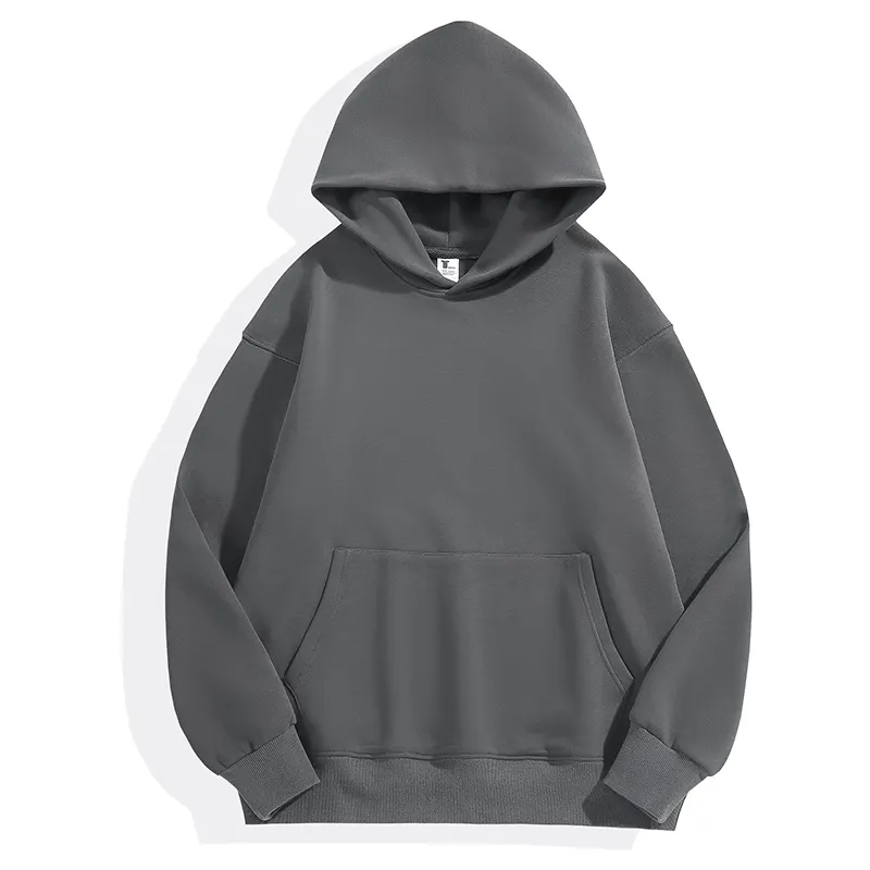 Großhandel Blank 100% Baumwolle Heavyweight Custom ized Bestickte Geprägte Gedruckte Logo Unisex Fleece Übergroße Hoodies Sweatshirts