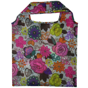 Sac de courses pliable et réutilisable en polyester 210D, pochette personnalisée de promotion, sac de courses écologique étanche et Compact pour épicerie - Product Image 4