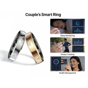 Anillo Inteligente de Acero Inoxidable de 6.3mm, Monitor de Sueño, Ciclo Menstrual, Control de Estrés, SpO2, Frecuencia Cardíaca, Control por Aplicación - Product Image 5