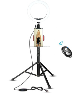 18 "anillo de luz autofoto con el titular del teléfono en vivo transmitido en tiktok youtube twitter línea instagram facebook - Product Image 4