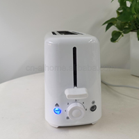 Grille-pain Slim 2 fentes longues 850W 6 niveaux de dorure Fonction décongélation Réchauffement Annulation Contrôle mécanique Arrêt automatique