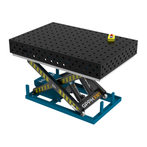 SteelExpert hydraulic welding bench GPPH 1.5x1mt 25mm thickness, <b>28mm</b> holes - Product Image 1