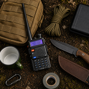Radio Bidireccional Tribanda de 3-5 km, 136-174/220-260/400-520 MHz, Potencia de Salida de 5 W, 128 Canales, Walkie Talkie Portátil Actualizado 5RX - Product Image 5