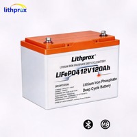 Batterie LiFePO4 12V120AH de qualité automobile pour scooter, cycle profond, protection contre les surcharges, charge rapide pour scooter pour personnes handicapées, CE FCC