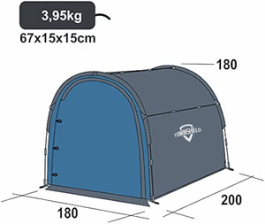 <span class=keywords><strong>Garage</strong></span> de jardin extérieur personnalisé étanche en <span class=keywords><strong>PVC</strong></span> 600D abri pour vélos tente de vélo pour vélo pour vélo - Product Image 6