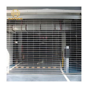 電気201/304ステンレス鋼デザイン安全ドアグリルゲート圧延シャッタードア - Product Image 4