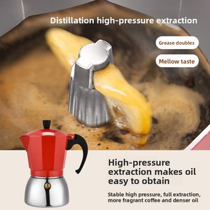 Cafetière Moka Octogonale en Aluminium Compatible avec les Plaques à Induction, Design Minimaliste, pour Usage Domestique - Product Image 3