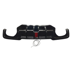 Lèvre arrière pour Série 5 F10 2011-2016, en PP illuminé, pièce de rechange automobile, noir brillant - Product Image 4
