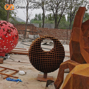 Sculpture de jardin animalier moderne en acier corten Sculpture de décoration d'art en métal Sculptures corten extérieures - Product Image 6