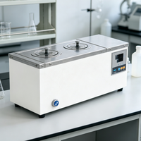 Bain-marie thermostaté numérique en acier inoxydable à température constante pour laboratoire, modèle RT5-100, avec une variation de 0,5 °C