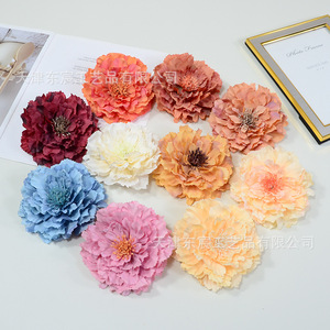 Cabezas de Flores de Peonía Artificiales Dongchen Crafts, de Seda Azul, para Decoración de Bodas y Hogar - Product Image 4