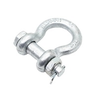 HDG US Type G2130 Drop Forged Alloy Steel Bolt Type Gréement Matériel Marine Chape Boulon Écrou Galvanisé Arc Ancre Manille