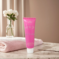 LIXIN LX333 50/100ml Flip Top Aluminium/Plastique Blanchissant Nettoyant Visage Squeeze Tubes Rose Crème Personnalisé Emballage Vide
