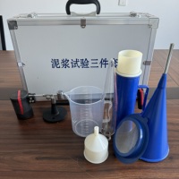 Kits portables de test de boue, ensemble de trois pièces pour essais sur site et en laboratoire, garantie 1 an, équipement de test d'asphalte