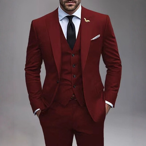 Traje <span class=keywords><strong>Casual</strong></span> de Alta Calidad Y2601 <span class=keywords><strong>para</strong></span> <span class=keywords><strong>Hombre</strong></span>, Conjunto de Tres Piezas de Manga Larga con un Botón, Trajes de Novio <span class=keywords><strong>para</strong></span> <span class=keywords><strong>Boda</strong></span>, Traje Formal <span class=keywords><strong>para</strong></span> Fiesta - Product Image 4