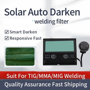 TRUSOXIN TX300BF NEW AAA Battery Solar Auto Darkening TIG MIG MMA Welding Mask Helmet 1/10000s <b>Switch</b> <b>Time</b> Welding Mirror Set - Product Image 2