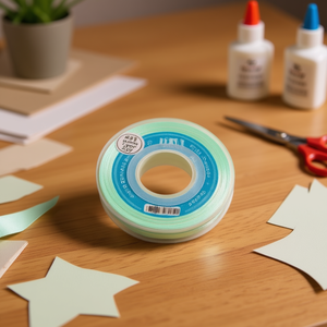 Il Nastro in Raso 0,6 cm 25Y Verde Acqua per Artigianato - Product Image 2