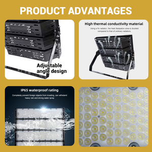 Reflector <span class=keywords><strong>LED</strong></span> de Alta Potencia para Exteriores, Resistente al Agua, para Campos de Fútbol, 200, 400, 600, 800, 1000 W, para Estadios y Mástiles Altos - Product Image 3